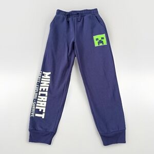 Minecraft Boy's  Game-core Geek Chic Streetwear Athleisure Junior Medium Joggers